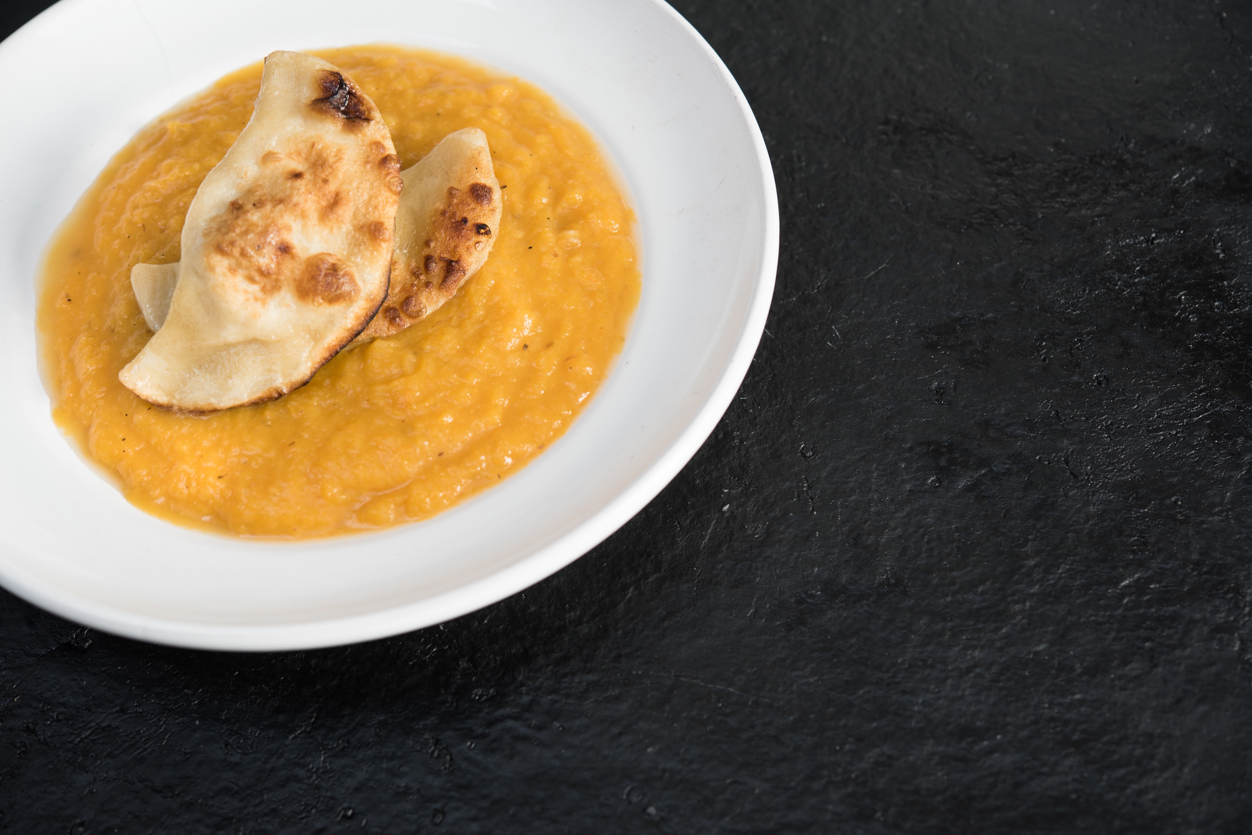 Roasted Garlic & Butternut Squash Soup