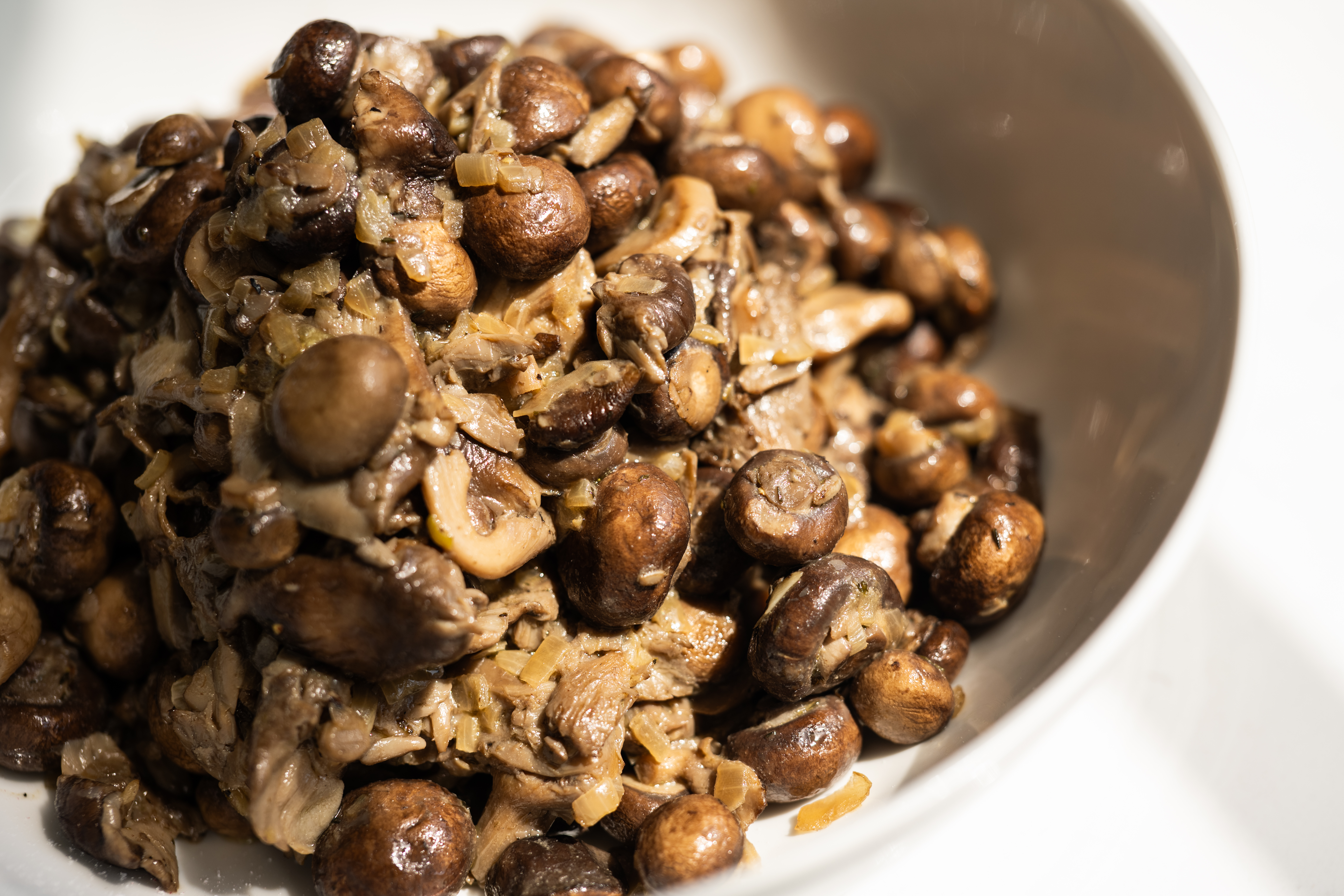 Sautéed Mushrooms with Shallot, Thyme & Mustard